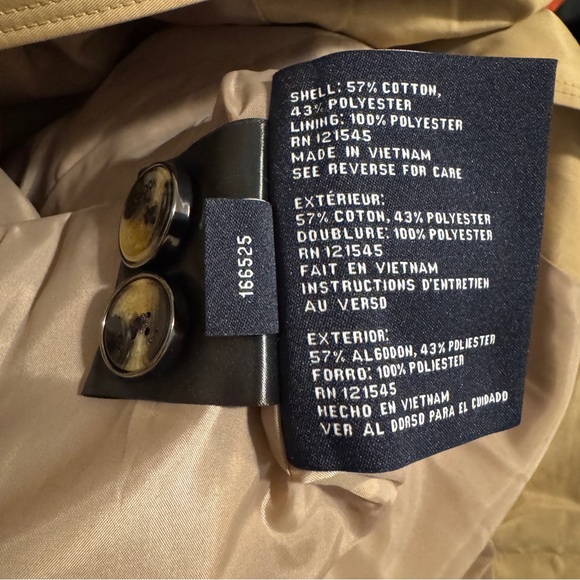 London Fog Beige Outerwear Trench Coat - Picture 9 of 10